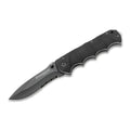 Nóż kieszonkowy BOKER Black Spear z rękojeścią ze stali nierdzewnej 440A z aluminium, powlekaną na czarno