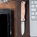 Składany scyzoryk Boker Plus Atlas 12C27 Ostrze stalowe Miedziany uchwyt Brąz