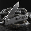 Składany scyzoryk Boker Plus Atlas SW z 12C27 ostrzem i rękojeścią ze stali nierdzewnej