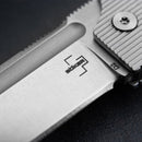 Składany scyzoryk Boker Plus BabyX Ostrze D2 Uchwyt ze stali nierdzewnej w kolorze szarym