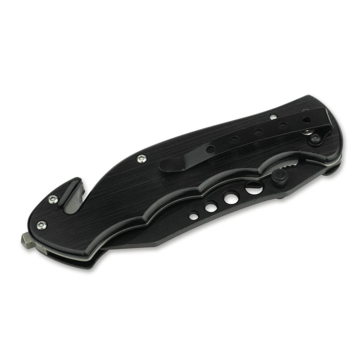 Nóż kieszonkowy BOKER Special Forces Tanto, rękojeść stalowa, aluminiowa, czarna, 440A