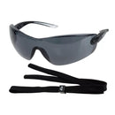 Bolle COBRA Wraparound Safety Glasses Smoke Lens Lightweight UV Protection - GoMilitar