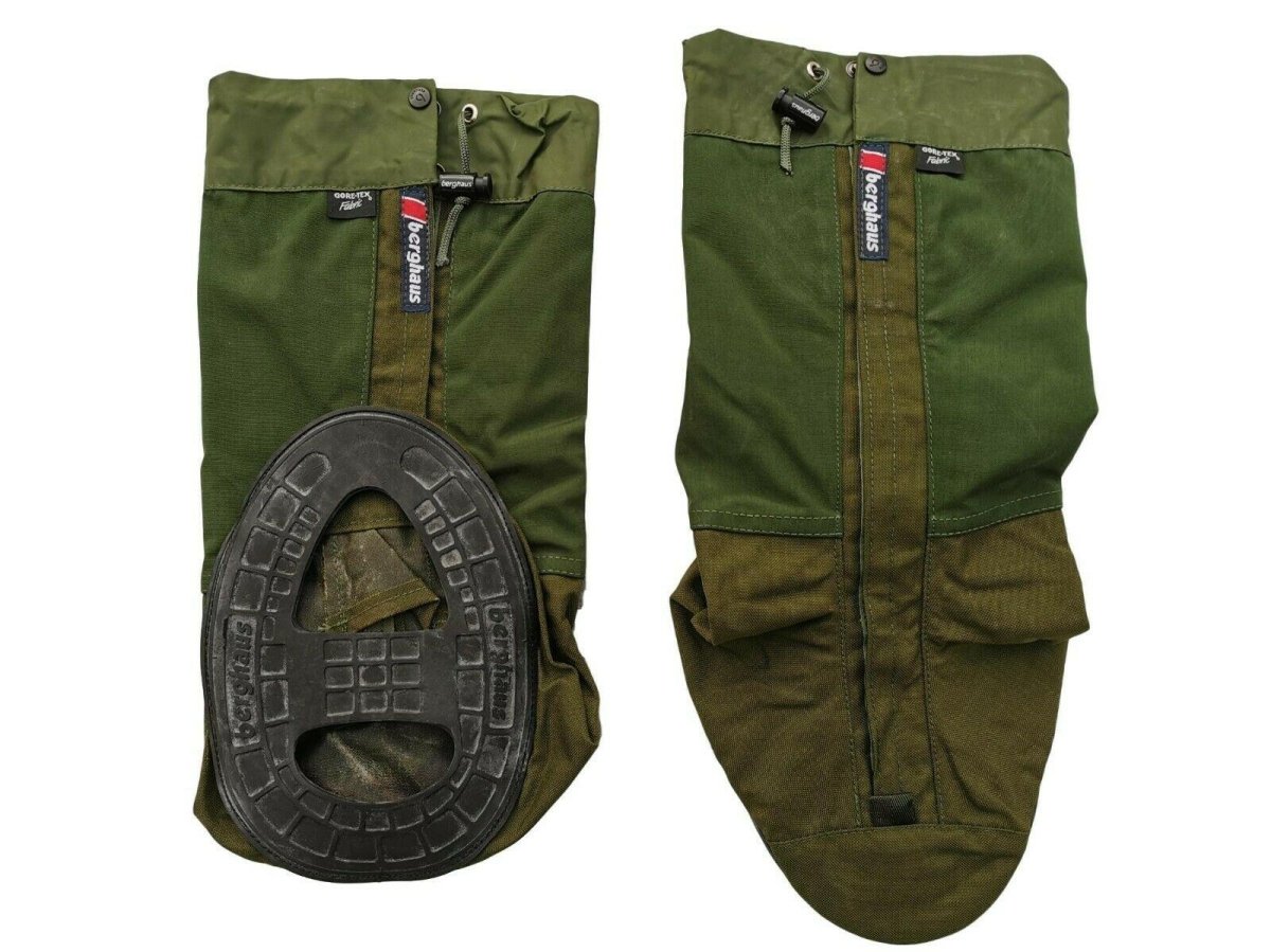 Brand Berghaus Yeti Gore-Tex Gaiters Waterproof OD Winter Curing Walking Nowe
