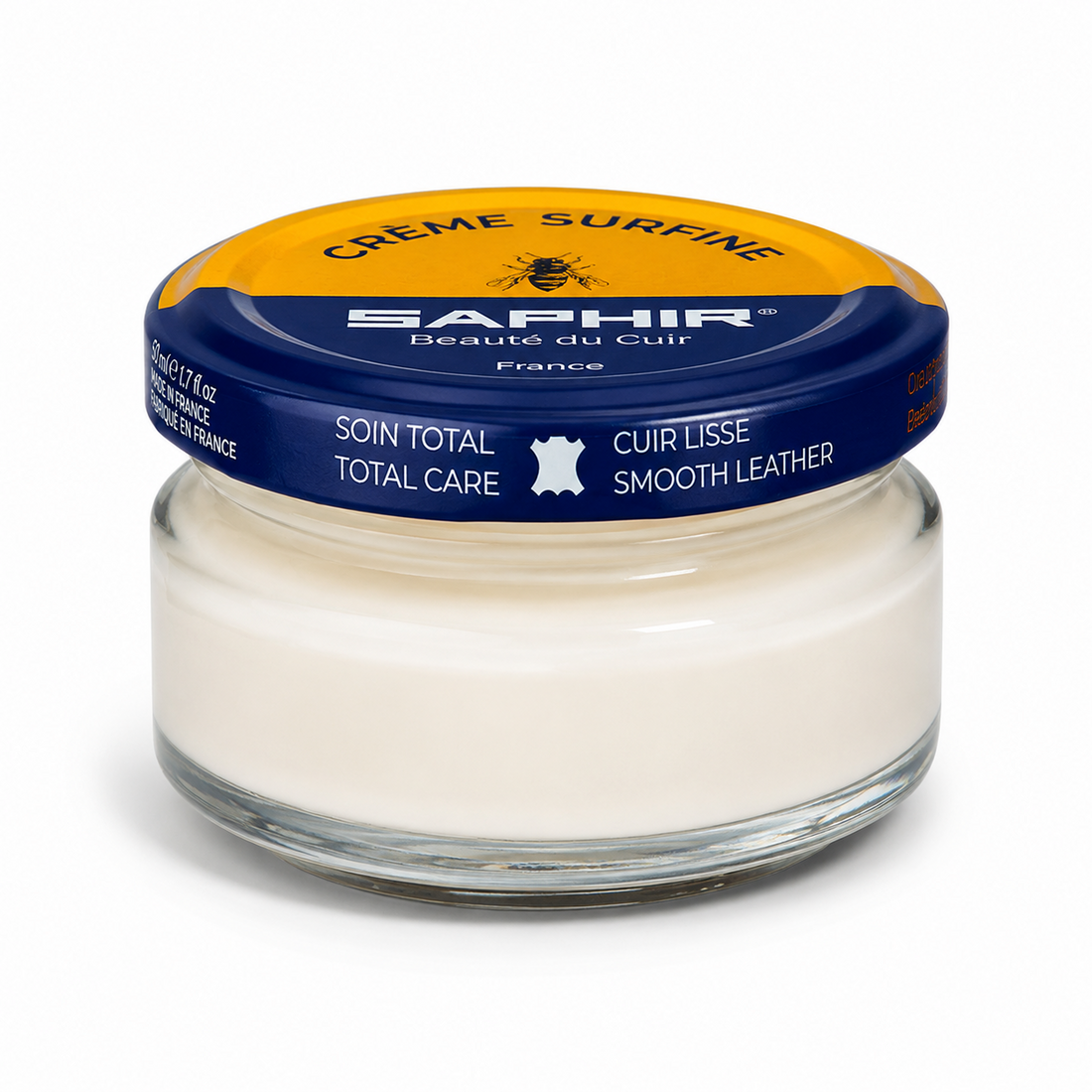 Saphir Creme Surfine Skórzany krem do pielęgnacji obuwia Gładka skóra 50 ml Neutralny