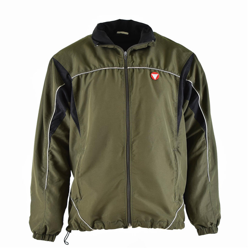 Oryginalny austriacka armia treningowa Top Jacksuging Sports Vintage OD Green