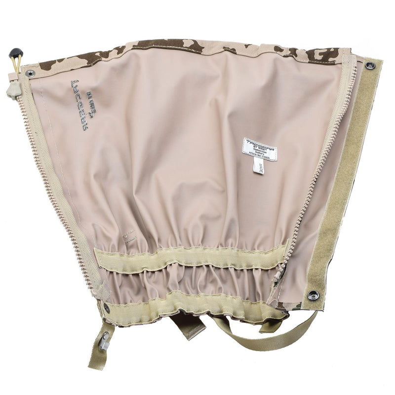 Tacgear Brand Gaiters Wodoodporny niemiecki BW Tropical Camo Metal Hooks Nowe
