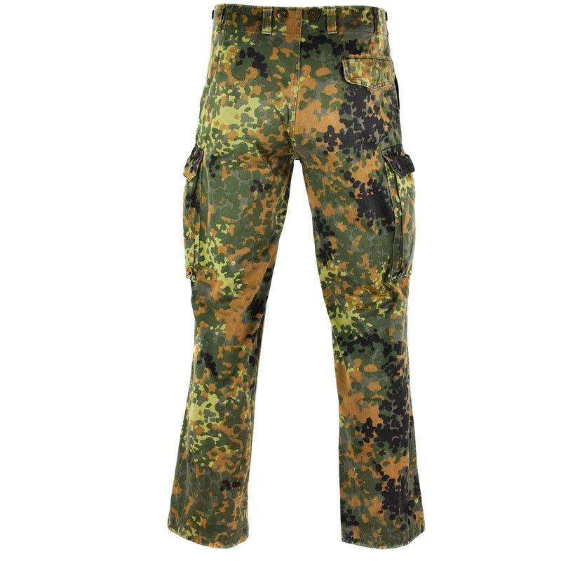 Oryginalny problem armii niemieckiej Flecklecktarn Camo Pants Field Combat Wojskowe spodnie