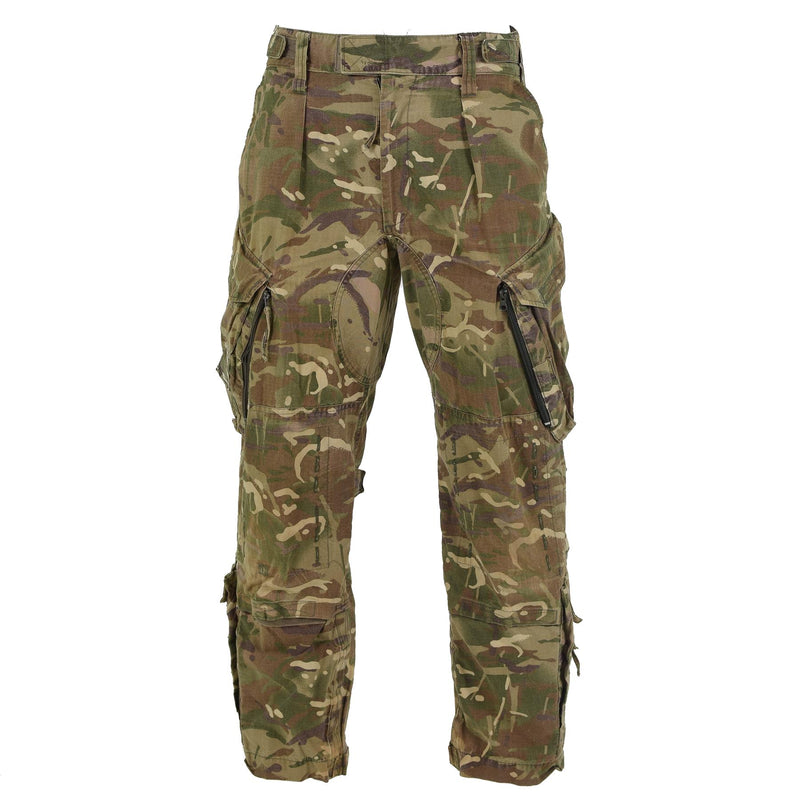 Oryginalne brytyjskie press Camo Pants BDU BDU Fr Fire Retardant Airpl