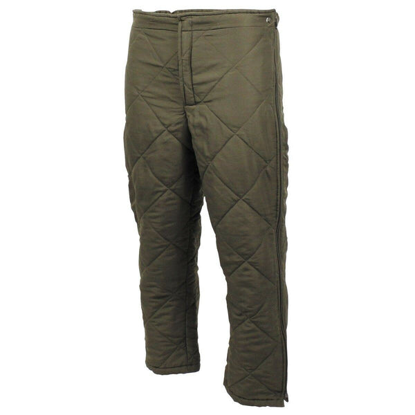 Oryginalne austriackie wkładki spodni cieplejsze Olive Green Thermal Leggins