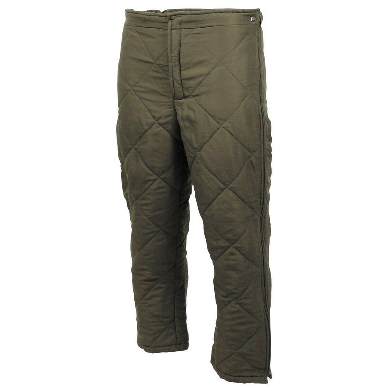Oryginalne austriackie wkładki spodni cieplejsze Olive Green Thermal Leggins