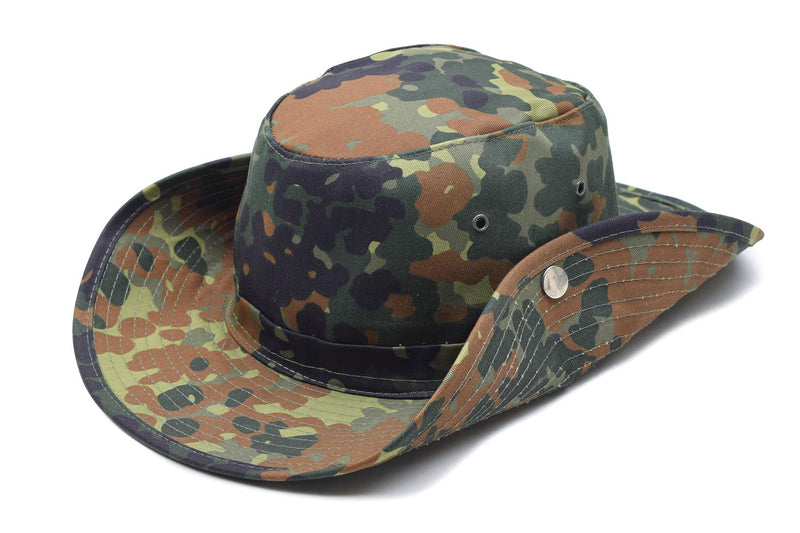 Marka MFH Wojskowa kapelusz buszowy flecklecktarn wiader Panama Jungle Summer Cap