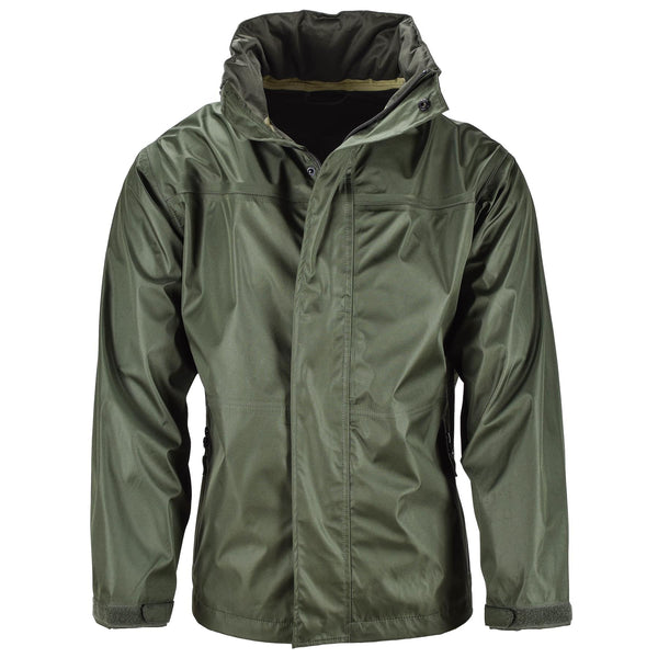 Kurtka marki MIL-TEC Olive Green Waterproof Men Wodoodporna odzież deszczowa