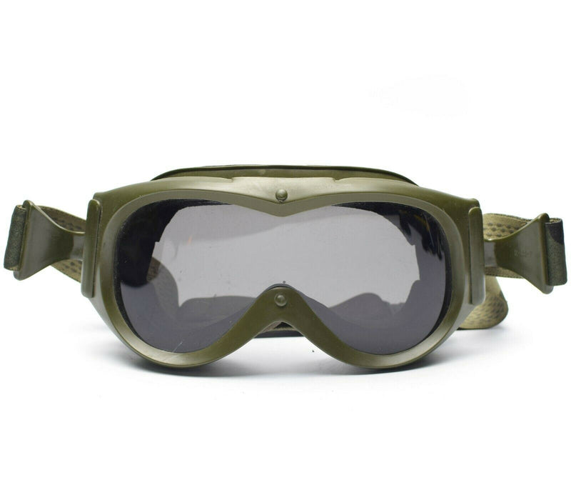 Oryginalny francuska tankowca Goggles Ochrona oka szkło wojskowe Sun Sand Wind