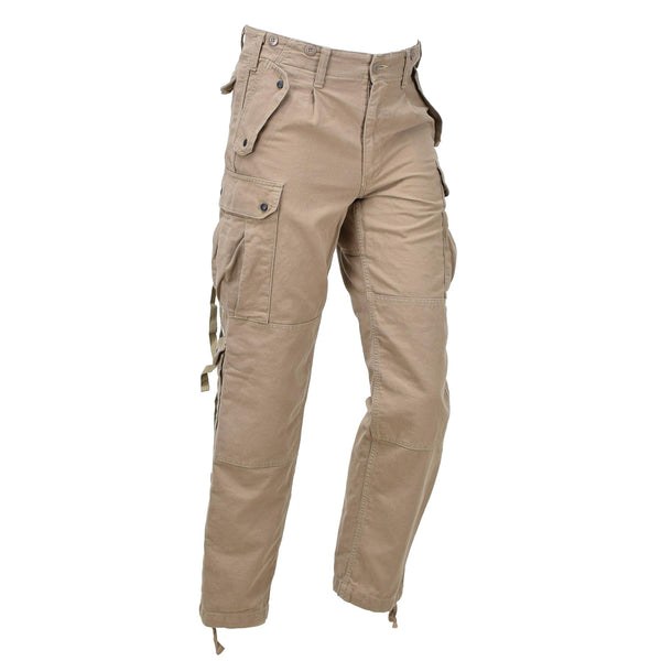 Leo Kohler Commando Spodni Siły specjalne spodnie BDU Wzmocnione bawełniane khaki