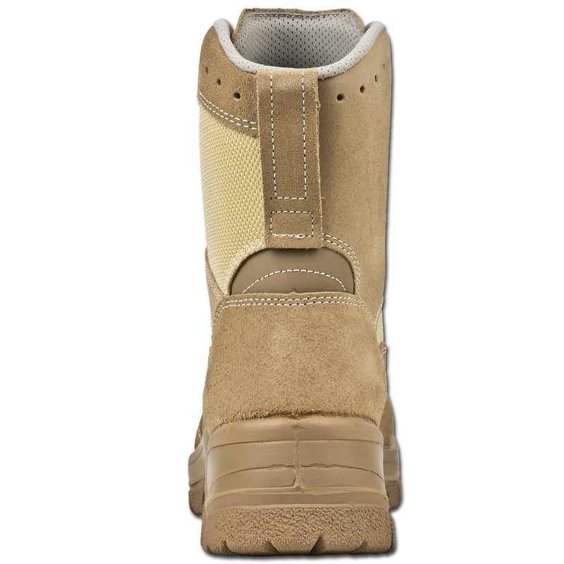 Oryginalne niemieckie wojskowe buty taktyczne Wodoodporne Khaki Ruble Round Sole Nowa