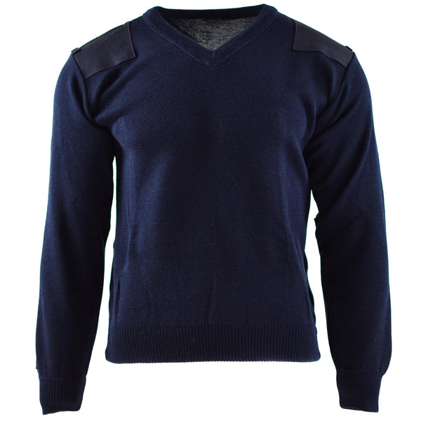 Oryginalny holenderski sweter w swetrze niebieski skocz