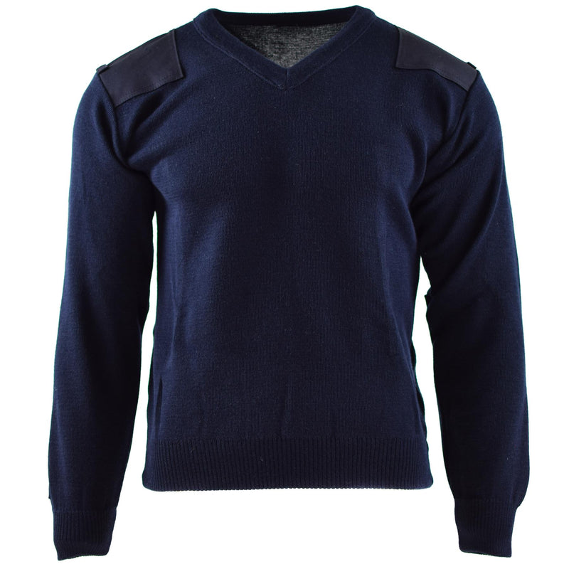 Oryginalny holenderski sweter w swetrze niebieski skocz