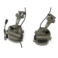 Adapter szynowy do hełmu EARMOR M16A ARC Ochronniki słuchu serii PLUS Coyote Brown