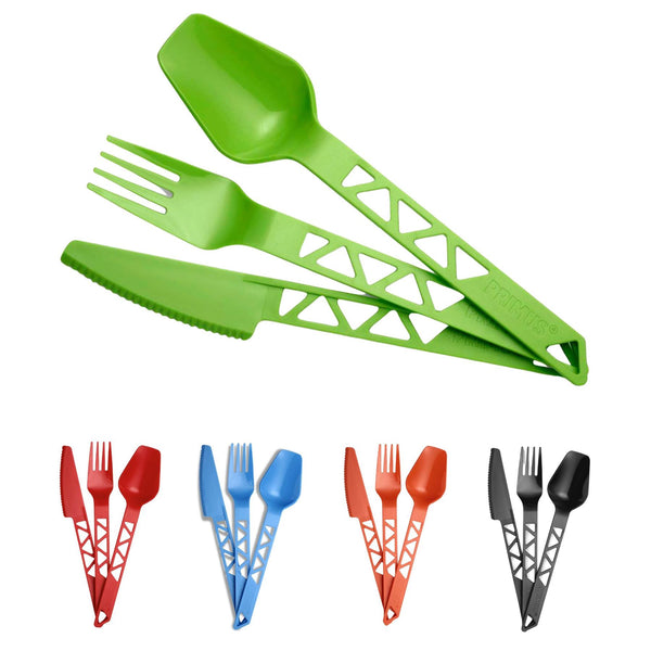 Primus Lightweight Trail Outdoor Set Set Camping Plastic Spoon Knife Fork