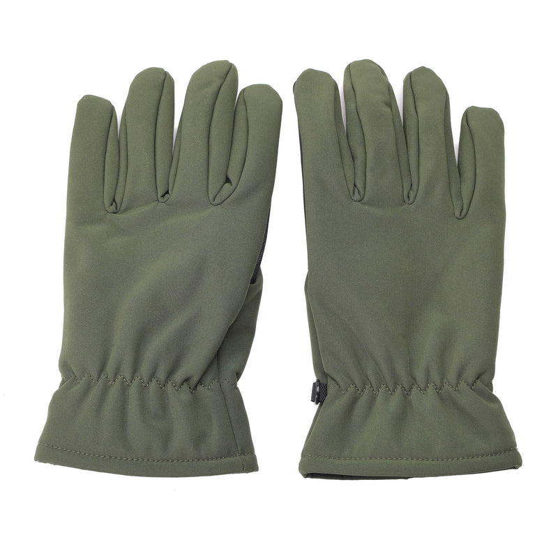 Rękawiczki MIL-TEC Softshell Thinsulate ™ Podszewka Olive Winter Mens OD Zielone wojsko
