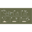 CONVAR Mieszanka do chleba polnego o długim okresie przydatności do spożycia Pożywienie na kempingu na świeżym powietrzu - GoMilitar