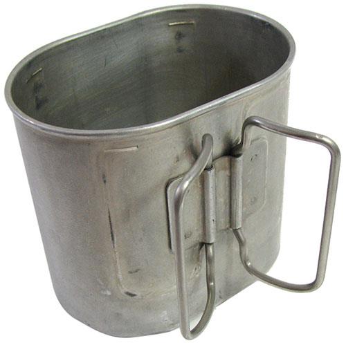 Oryginalne szwajcarskie wojska armii vintage aluminium motyla Mess Mess Mess Military Cup
