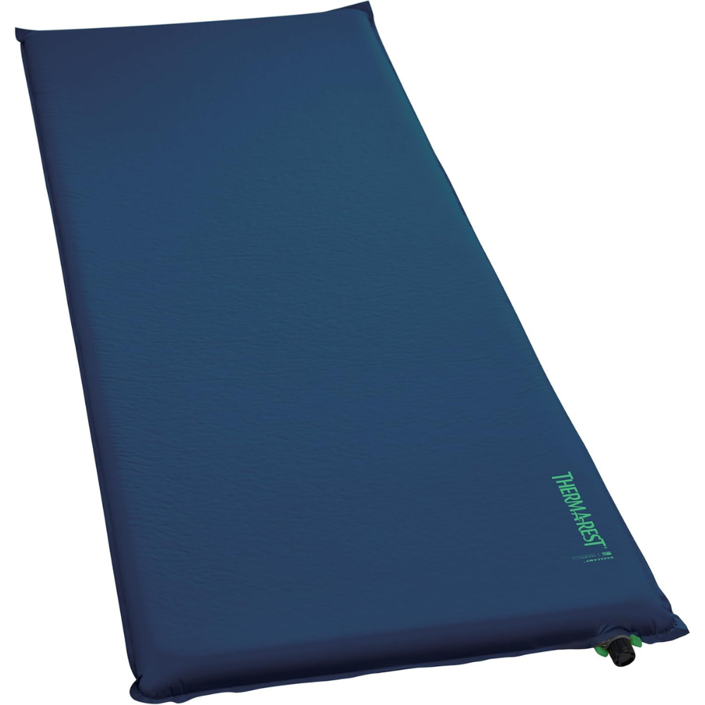 Samopompująca mata kempingowa Therm-a-Rest BaseCamp L R-Value 6.0 Poseidon niebieska