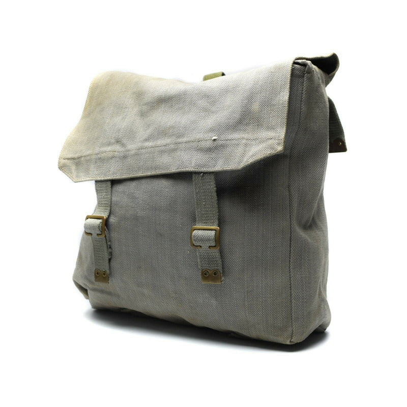 Oryginalna armia brytyjska M37 Haversack Canvas Grey Pack Wojska wojen boczna