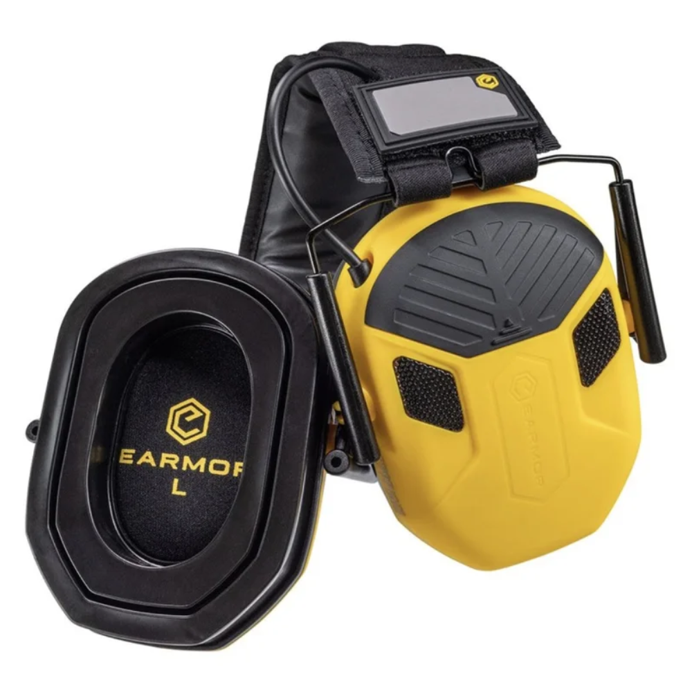Elektroniczne ochronniki słuchu EARMOR M300X 24dB NRR Taktyczne Outdoor Czarne