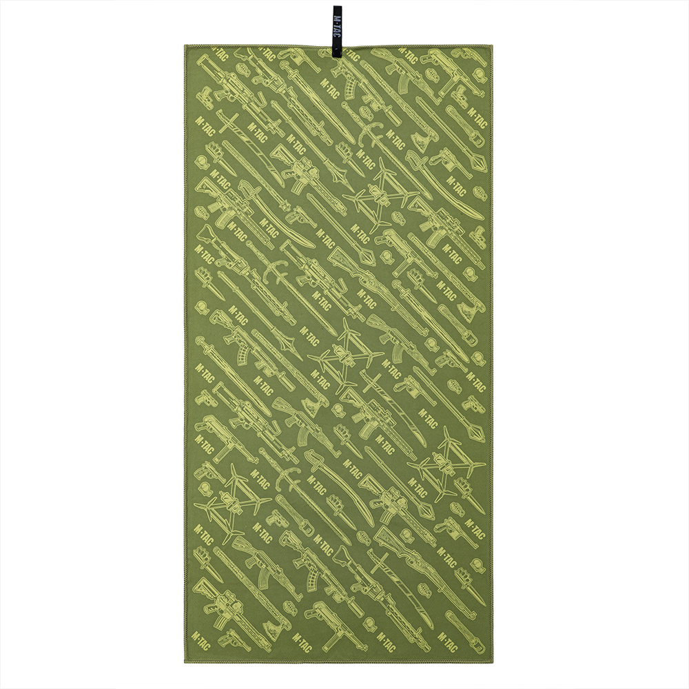 Ręcznik z mikrofibry M-TAC 150x75cm Szybkoschnący Outdoor Travel Camping Green