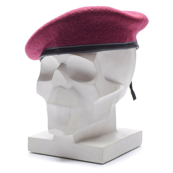 Oryginalny armia niemieckiej Burgundii Wine Beret Command Command Cap Wełna Nowa Jakość