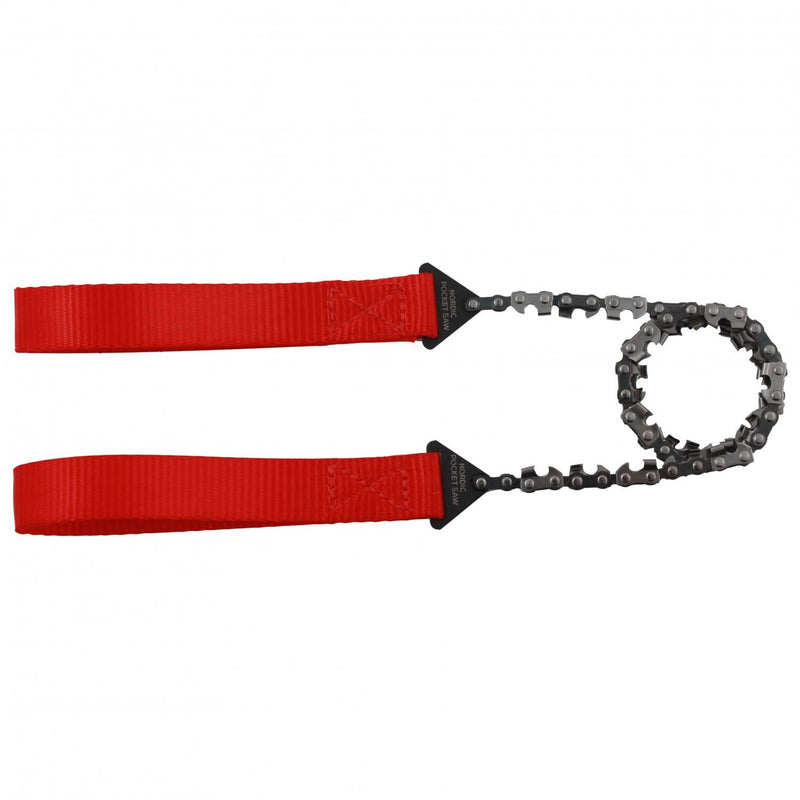 Nordic Pocket Saw Compact Pordelable Camping Ręce Łuły łańcuchowe czerwone uchwyty