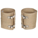 Oryginalne włoskie getry wojskowe, osłony na nogi na buty wojskowe Nadwyżka wojskowa w kolorze khaki, trwałe płótno ochronne na nogi