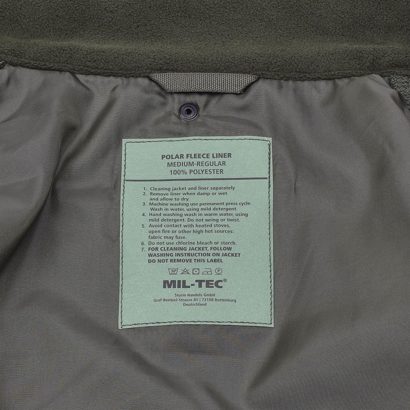 MIL-TEC Wojskowy styl Gen II wyłożony zimowa kurtka lasu Camo Soft Shell Parka