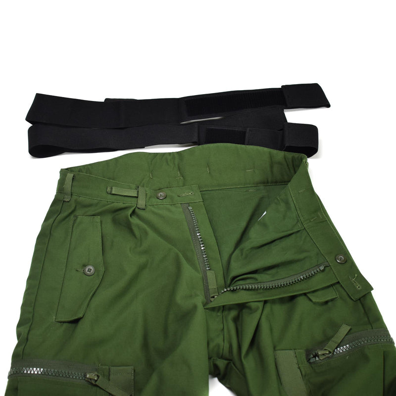 Oryginalne szwedzkie spodnie tankowców termicznych M90 Olive BDU BDU Spodery W