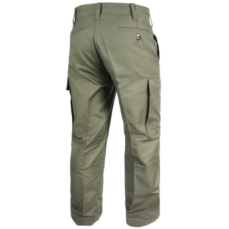Prawdziwy problem armii niemieckiej Moleskin OD Pants Walka BW BW Oliwne spodnie Nowe