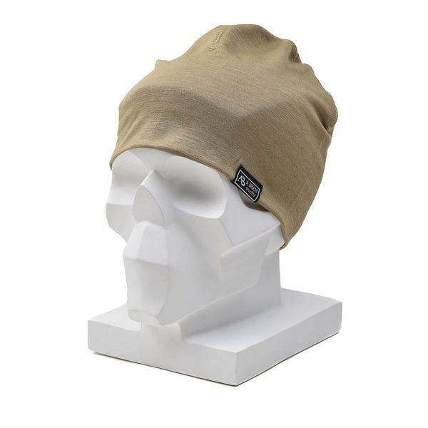 A.Blochl Merino Wool Beanie Sports Outdoor Headwear Oddychający kojot zegarkowy