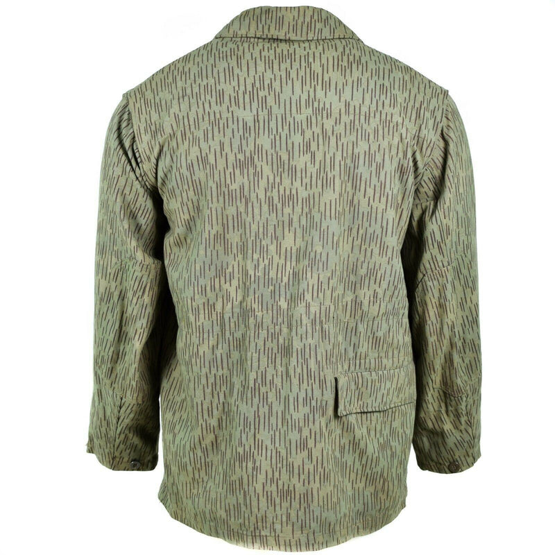 Oryginalny czeski armia wojskowa M60 Field Jacket Parma Rain Drop Camuflage