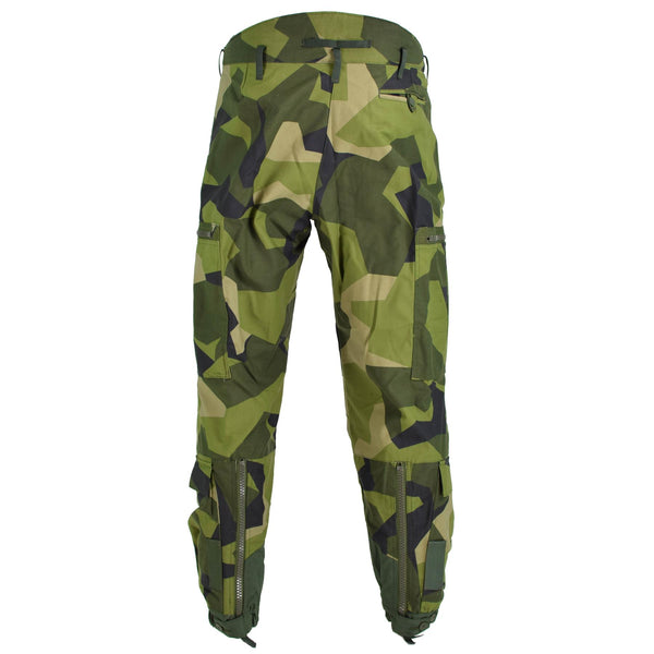 Oryginalne szwedzkie spodnie termiczne cysterny M90 Splinter Camouflage BDU spodnie nowe