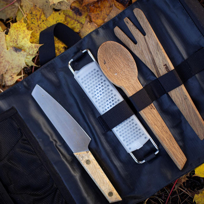 Primus Conffire Prep Set Outdoor Camping Camping Camping Zestaw do turystyki noża noża łyżka noża