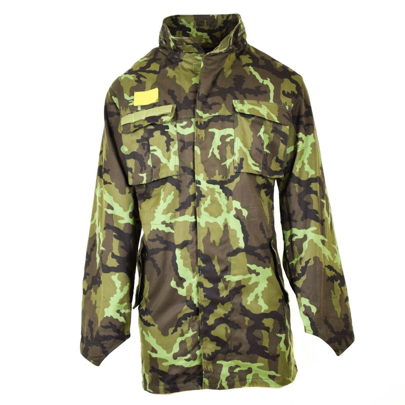 Oryginalny czeski armia wojskowa walka cz 95 Camo Field Jacket Parkha New