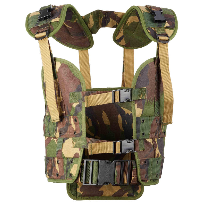 Oryginalny holenderski wojskowy kamizelka taktyczna Woodland Camuflage Field Woods Sprzęt
