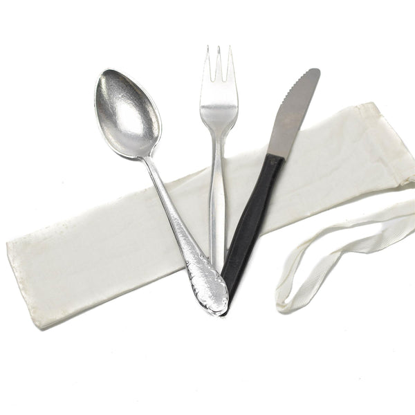 Oryginalna armia Czeska 3 sztuki aluminiowe set set białą torbę nadwyżkę wojskową