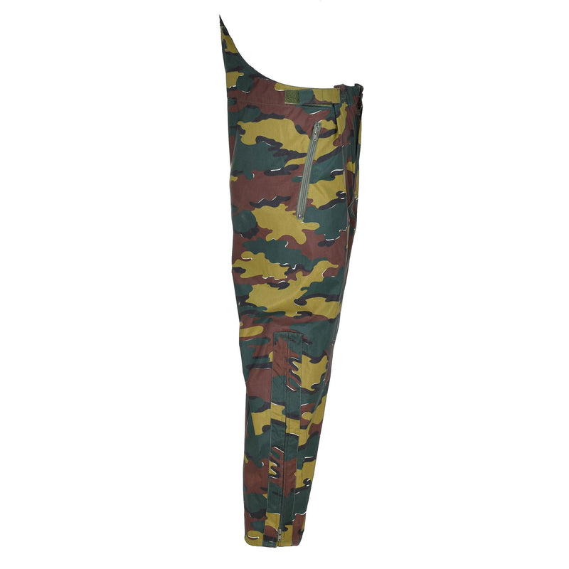 Oryginalne belgijskie wodoodporne spodnie jigsawowe Camo Seyntex deszczowe spodnie