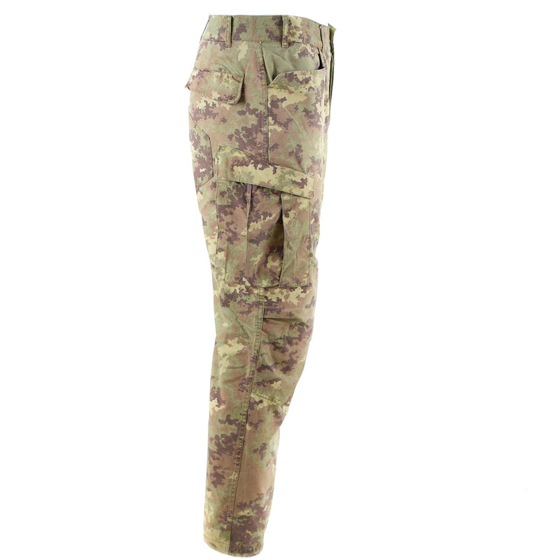 Oryginalna armia włoska RIP STOP Pustynne spodnie Camo Camo Pants