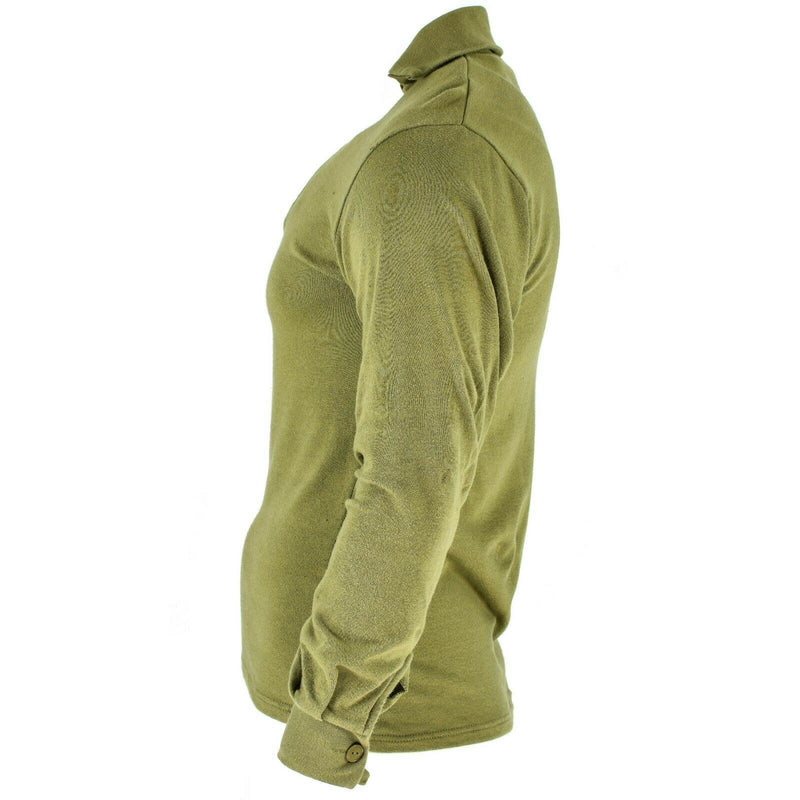 Oryginalna armia brytyjska Tricot Shirt zamek błyskawiczny