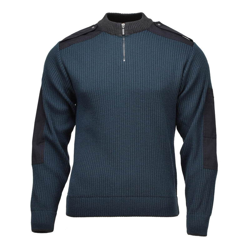 Oryginalny holenderski sweter wojskowy Winter Sport pullover zimny skoczek