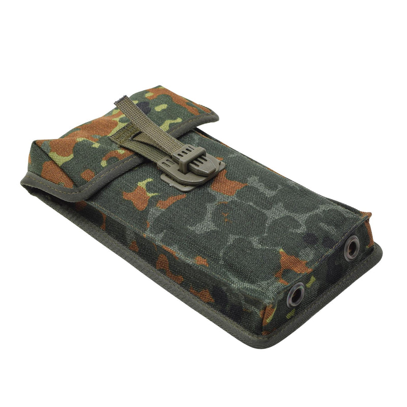 Oryginalny niemiecki wojskowy BW Magazine Torebka MP2 Small Flecktarn Camo Cordura New