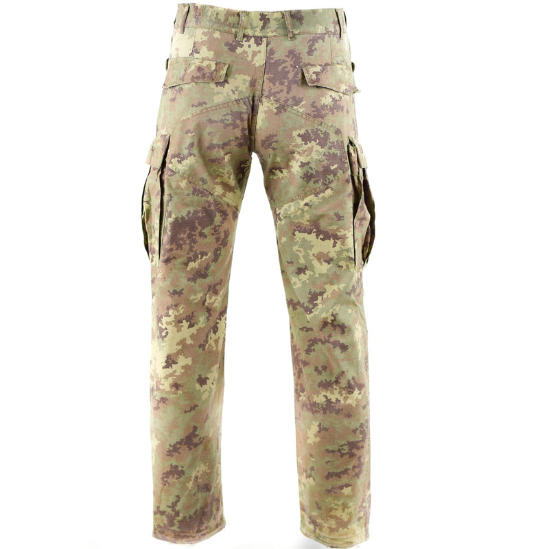 Oryginalna armia włoska RIP STOP Pustynne spodnie Camo Camo Pants