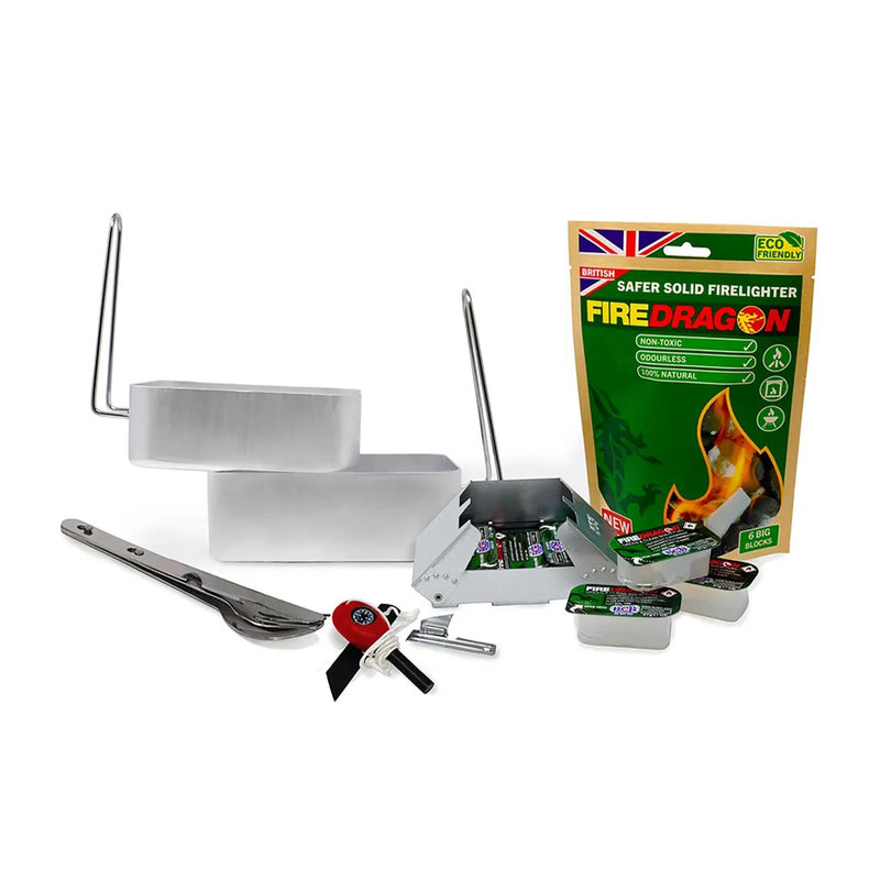 BCB Outdoor Goting Zestaw turystyczny Mess Mess Tins Tins Sett Can Otwarte Otwieracz napastnik